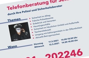 Polizeidirektion Bad Segeberg: POL-SE: Kreis Segeberg / Kreis Pinneberg - Zweite Präventionsaktion für Senioren
