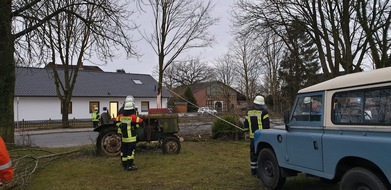 Freiwillige Feuerwehr Gemeinde Schiffdorf: FW Schiffdorf: Sturmtief "Sabine" hält Gemeindefeuerwehr auf Trab!