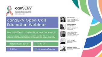 ARTTIC Innovation GmbH: canSERV Open Call Education Webinar, 1 Dec 2023 - 14:15 CET