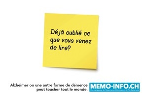 Pro Senectute: « Alzheimer ou une autre forme de démence peut toucher tout le monde »