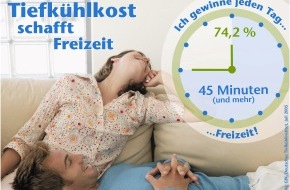 Deutsches Tiefkühlinstitut e.V.: Tiefkühlkost schafft Freizeit