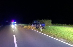 Polizeidirektion Wittlich: POL-PDWIL: Verkehrsunfall unter Alkoholeinfluss