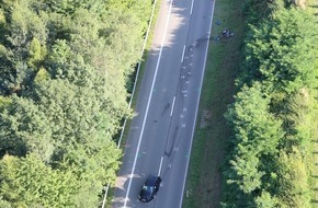Polizeipräsidium Trier: POL-PPTR: Motorradfahrer bei Unfall getötet - Mitfahrerin lebensgefährlich verletzt