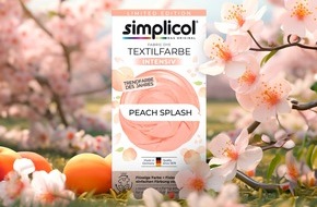 Brauns-Heitmann GmbH & Co. KG: simplicol präsentiert: Exklusive LIMITED EDITION Peach Splash!
