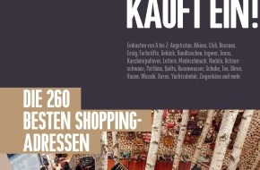 ZÜRICH KAUFT EIN!: Das neue ZÜRICH KAUFT EIN! 2014 / Die 260 besten Shopping-Adressen der Stadt Zürich. Auf 222 Seiten. (BILD)