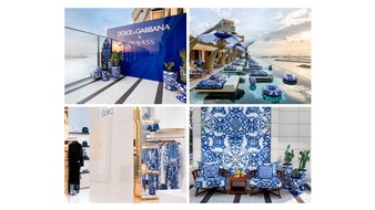 Global Communication Experts: Infinity-Pool trifft Luxusdesigner: Dolce&Gabbana und Ounass kooperieren mit Cloud 22