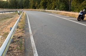 Polizeidirektion Neustadt/Weinstraße: POL-PDNW: Polizeiautobahnstation Ruchheim - Zeugenaufruf nach Verkehrsunfallflucht im Autobahnkreuz Oggersheim