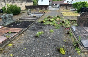 Polizeiinspektion Lauterecken: POL-PILEK: Friedhof als Ziel von Vandalen