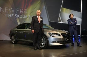 Skoda Auto Deutschland GmbH: Der neue SKODA Superb: Fotos von der Weltpremiere des neuen SKODA Flaggschiffs in Prag (FOTO)