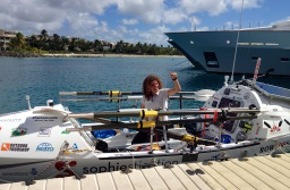 OceanCare: Geschafft! Janice Jakait querte den Atlantik in einem Ruderboot