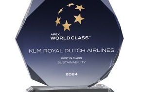 Panta Rhei PR AG: KLM gewinnt APEX World Class Award 2024