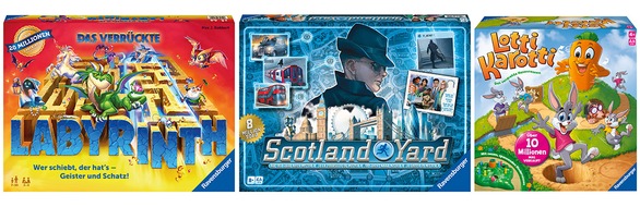 Constantin Film: Constantin Film und Ravensburger vereinbaren Partnerschaft / "Das verrückte Labyrinth", "Scotland Yard" und "Lotti Karotti" werden verfilmt