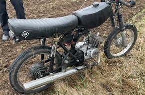 Landespolizeiinspektion Nordhausen: LPI-NDH: Moped aufgefunden - Wer kann Hinweise zum Eigent&uuml;mer geben?