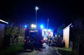 Feuerwehr Flotwedel: FW Flotwedel: Bisher zwei Brandeinsätze in der Silvesternacht