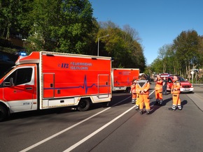 FW-MK: Abgerissene Gasleitung im Ortsteil Grüne