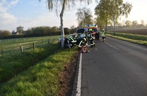 Polizeiinspektion Nienburg / Schaumburg: POL-NI: Schwerer Verkehrsunfall auf der Kreisstraße 18