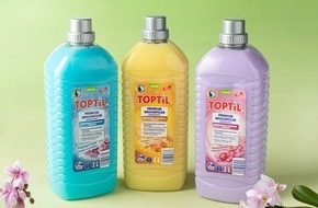 NORMA: NORMA setzt als erster Discounter auf vegane Weichspüler bei der Eigenmarke TOPTIL / Rein pflanzliche Inhaltstoffe für mehr Tierwohl und Nachhaltigkeit