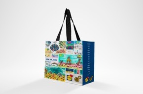 LIDL Schweiz: Lidl Suisse : des sacs à provisions décorés de dessins d'enfants en vente