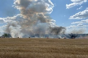 Polizeidirektion Trier: POL-PDTR: Brand einer Getreidefl&auml;che in Thalfang