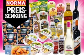 NORMA: NORMA-Kunden sparen dank neuer Preissenkungen zum Start in den Februar bis zu 16 Prozent beim Einkauf / Weitere 14 Sortiments-Artikel in den Regalen des Lebensmittel-Discounters reduziert