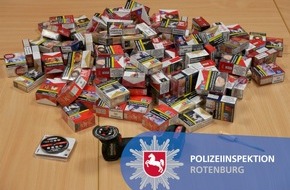 Polizeiinspektion Rotenburg: POL-ROW: Polizei stellt mehr als 3800 Zigaretten sicher