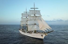 Presse- und Informationszentrum Marine: Mit Wind in den Segeln: "Gorch Fock" auf dem Weg &uuml;ber den Atlantik
