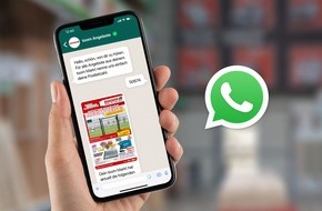 toom Baumarkt GmbH: toom Angebote direkt aufs Smartphone / Baumarkt versendet als Branchenerster seine Prospekte ab sofort auch via WhatsApp