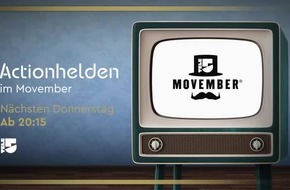 Gemeinsam für gesunde Männer: TELE 5 ist offizieller TV-Medienpartner von Movember, der führenden Wohltätigkeitsorganisation, die das Gesicht der Männergesundheit verändert