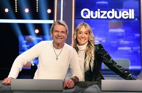 ARD Das Erste: Schlager-Ehepaar gegen den "Quizduell-Olymp": Christin Stark und Matthias Reim zu Gast bei Jörg Pilawa / am Freitag, 25. März, 18:50 Uhr im Erst