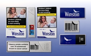 Bundesverband der Tabakwirtschaft und neuartiger Erzeugnisse (BVTE): "Schmuggelzigarette der Woche": Gef&auml;lschte Winston? / Fehlende Steuerbanderole, falscher Barcode, auff&auml;llige Inhaltswerte