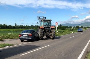 Polizeidirektion Landau: POL-PDLD: Venningen - Schwerer Verkehrsunfall mit drei Verletzten auf der K6