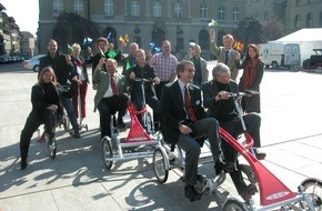 Gesundheitsförderung Schweiz / Promotion Santé Suisse: Conférence de presse "slowUp fait bouger la Suisse et ses habitants - près de 500'000 personnes y sont attendues"