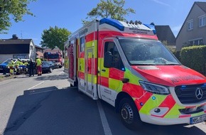 Feuerwehr Neumünster: FW Neumünster: Verkehrsunfall in der Wasbeker Straße - Drei Verletzte ins Krankenhaus eingeliefert