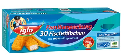 Aufmerksamkeit garantiert: iglo Fischstäbchen erhalten neues Design (BILD)