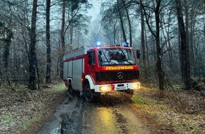 Feuerwehr Hünxe: FW Hünxe: Sturmschaden