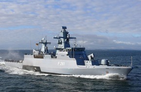 Presse- und Informationszentrum Marine: Zurück in der Heimat - Schnellboot S76 "Frettchen" kehrt aus UN- und Korvette "Magdeburg" aus NATO-Einsatz zurück (FOTO)