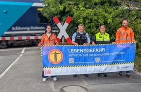 Bundespolizeiinspektion Kiel: BPOL-KI: Gleisanlagen sind lebensgefährlich