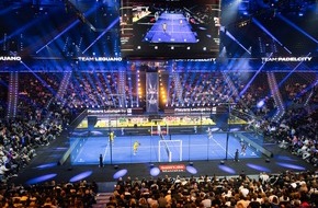 ProSieben: K&uuml;nstler am Ball: Laura Ludwig, Tommi Schmitt und Tommy Haas schlagen bei der "Promi Padel WM" live in der Arena Oberhausen auf