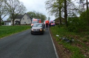 Polizei Minden-Lübbecke: POL-MI: Lebensgefährlich verletzter Radfahrer nach Verkehrsunfall