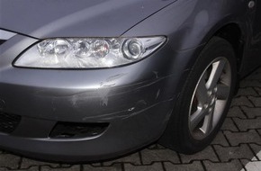 Polizeidirektion Kaiserslautern: POL-PDKL: Unfallverursacher lässt beschädigten Mazda zurück