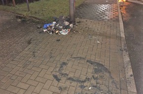 Polizei Mettmann: POL-ME: Mülltonne abgebrannt - Polizei ermittelt - Erkrath - 2104010