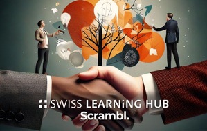 Swiss Learning Hub AG: Swiss Learning Hub AG und Scrambl. —  Strategische Produktpartnerschaft zur Stärkung KI-gestützter Karriereentwicklung
