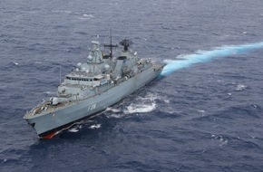 Presse- und Informationszentrum Marine: Fregatte "Mecklenburg-Vorpommern" kehrt vor dem Weihnachtsfest aus dem Einsatz zurück