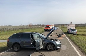 Polizeidirektion Landau: POL-PDLD: Schwerer Verkehrsunfall auf K32