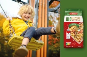 Lidl: Bio-Nudeln von Herzen: Lidl unterstützt "Ein Herz für Kinder"