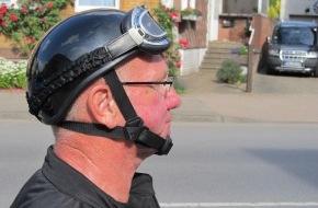 Polizeiinspektion Hameln-Pyrmont/Holzminden: POL-HOL: "Halbschalen" als Motorradhelm sind nicht zugelassen: Wer "Braincap" trägt, trägt wenig Brain unter seinem Cap - Motorradfahrer riskieren nicht nur schwere Verletzungen sondern auch ...