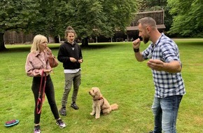 sixx: Lina Larissa Strahl holt sich Erziehungstipps bei "Welpentrainer" André Vogt - ab 4. Oktober 2020 um 19:15 Uhr auf sixx und neu als Podcast