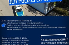 Polizeipräsidium Rheinpfalz: POL-PPRP: Berufsinfoabend bei der Polizei Ludwigshafen-Oppau