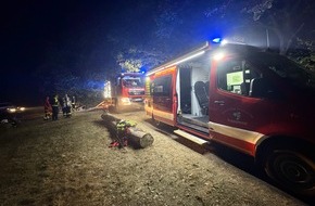 FFW Gemeinde Schwalmtal: FFW Schwalmtal: Feuerwehr Schwalmtal unterst&uuml;tzt bei Waldbrand im H&uuml;rtgenwald