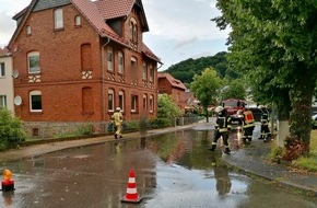 Feuerwehr Altenbeken: FW-PB: Starkregen in der Gemeinde Altenbeken